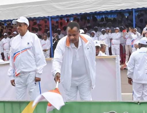 Le Président Denis SASSOU-N’GUESSO donne le top départ du 21e édition du SMIB